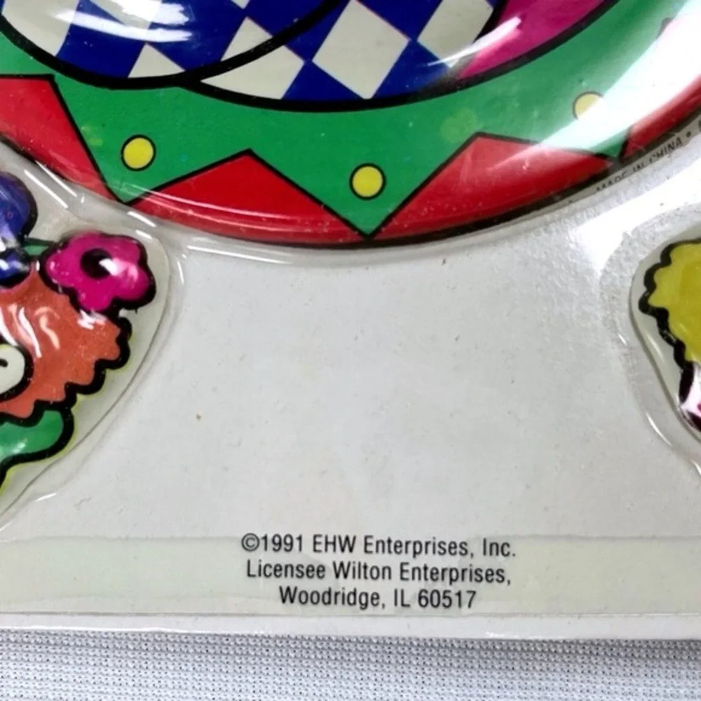 NWT Wilton Vintage Happy Birthday Cake Topper 1991‎ Party Decoration Set NOS Y2K